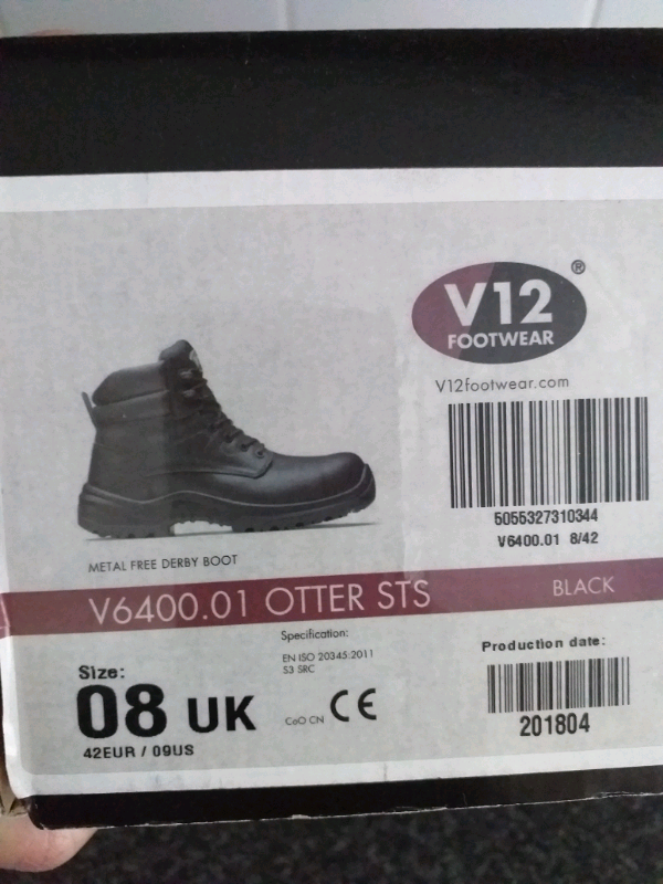 v12 otter safety boot